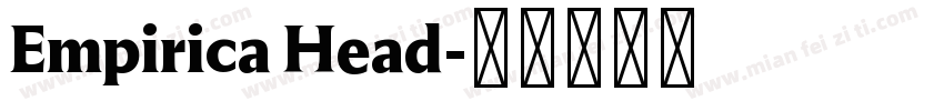 Empirica Head字体转换